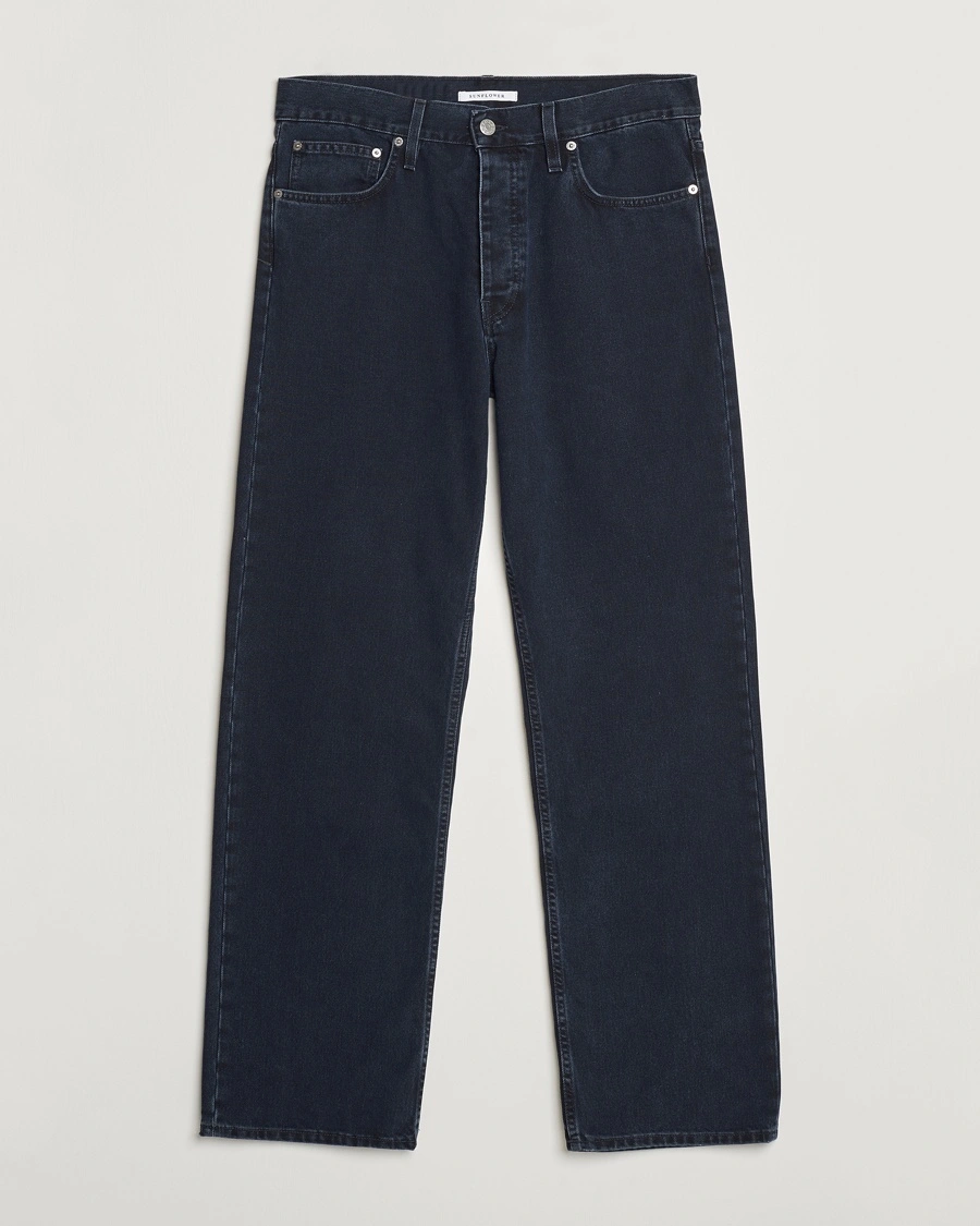Sunflower Loose Jeans Blue Black – Musta