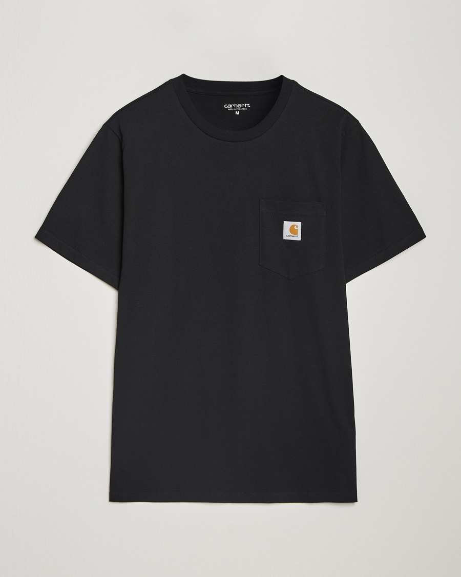 Carhartt WIP Pocket Cotton T-Shirt Black – Musta