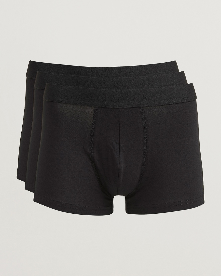 Bread & Boxers 3-Pack Trunk Black – Musta