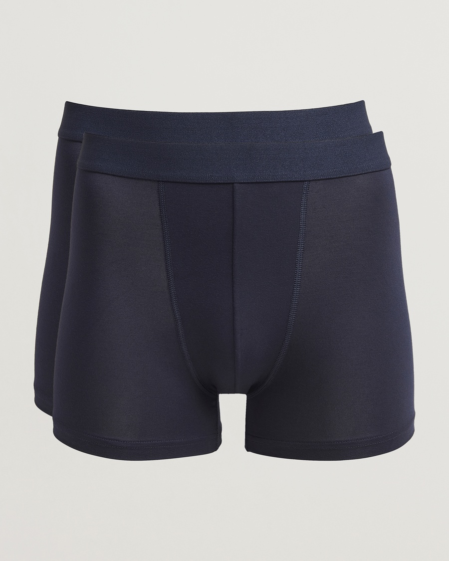 Bread & Boxers 2-Pack Boxer Breif Modal Dark Navy – Sininen