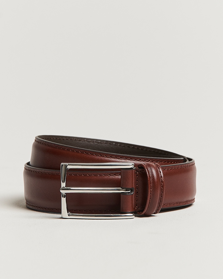 Anderson's Leather Suit Belt 3 cm Brown – Ruskea