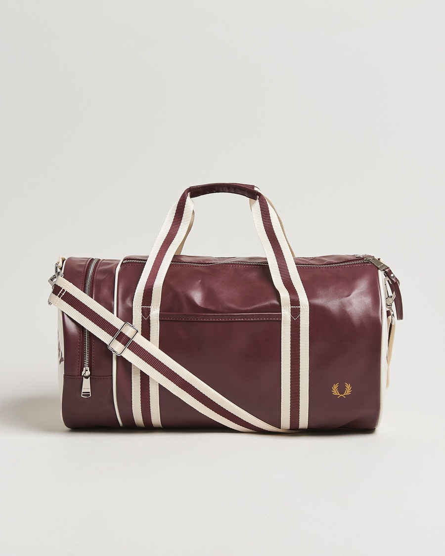 Fred Perry Fred PerryClassic Barrel BagOxblood/Ecru – Punainen