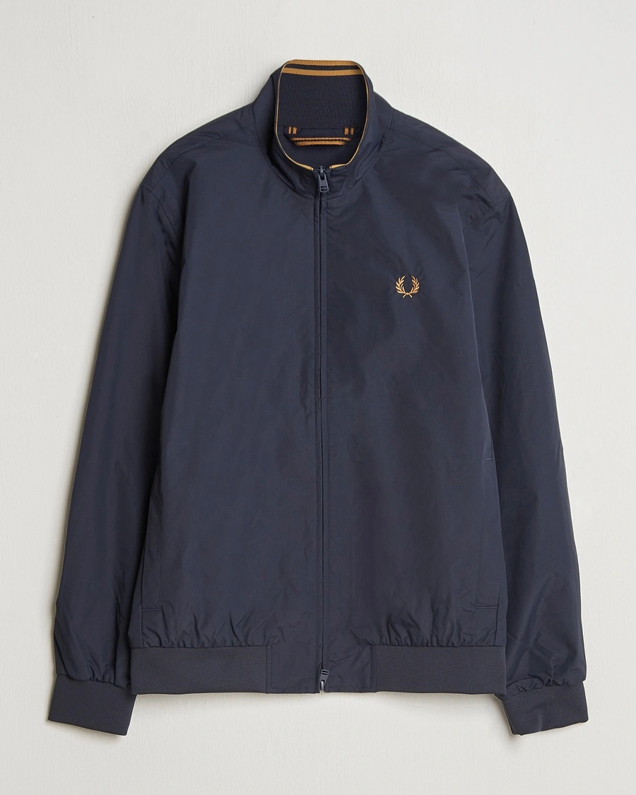 Fred Perry Brentham Jacket Navy – Sininen