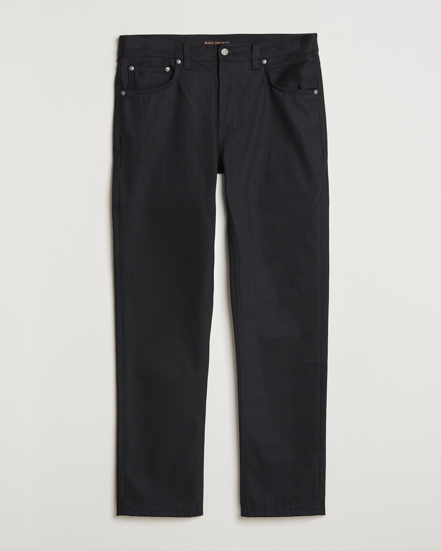 Nudie Jeans Gritty Jackson Jeans Dry Ever Black – Musta