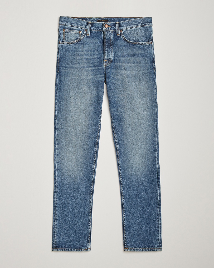 Nudie Jeans Steady Eddie II Jeans Blue Haze – Sininen