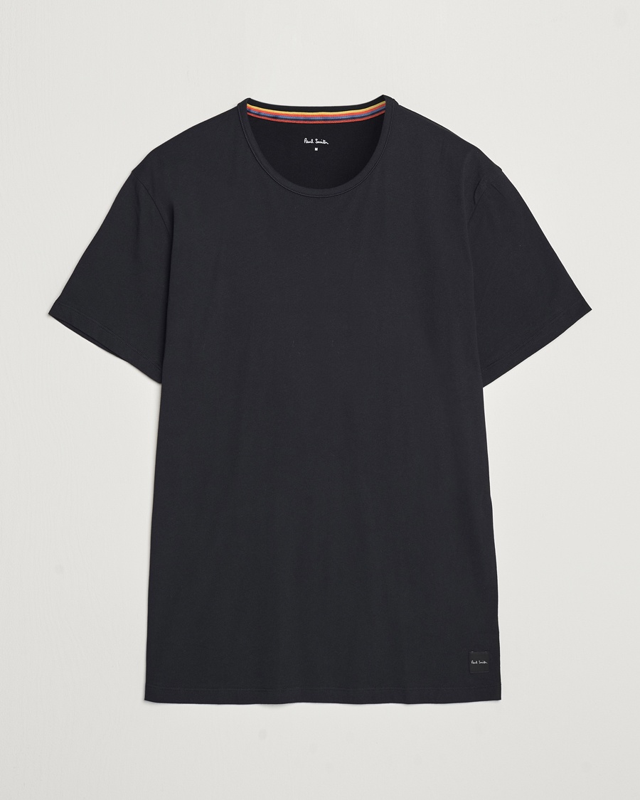 Paul Smith Artist Rib Crew Neck T-Shirt Black – Musta