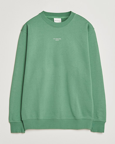 Drôle de Monsieur Classic Slogan Sweatshirt Water Green – Vihreä