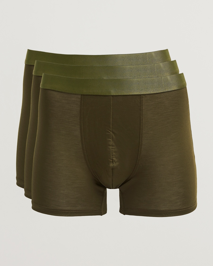 CDLP 3-Pack Boxer Briefs Olive Green – Vihreä