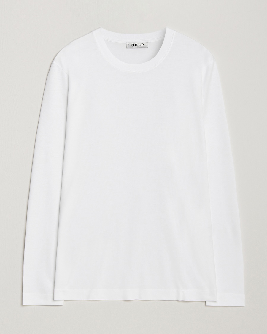 CDLP Midweight Long Sleeve T-Shirt White – Valkoinen
