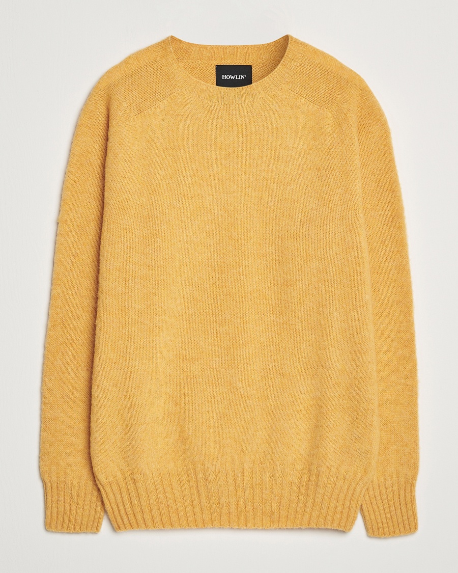 Howlin' Brushed Wool Sweater Blondie – Keltainen