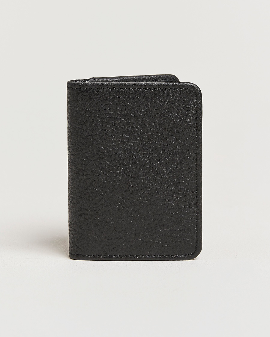 Loake Shoemakers Fenchurch Grained Leather Card Holder Black – Musta