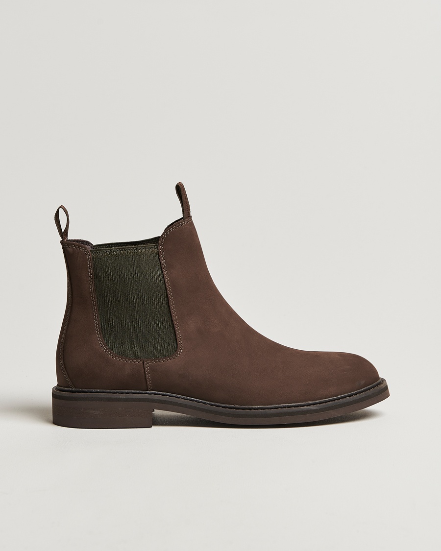 Loake Shoemakers Ducksworth Waterproof Chelsea Boot Brown Nubuck – Ruskea