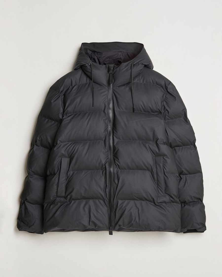 RAINS Alta Puffer Jacket Black – Musta