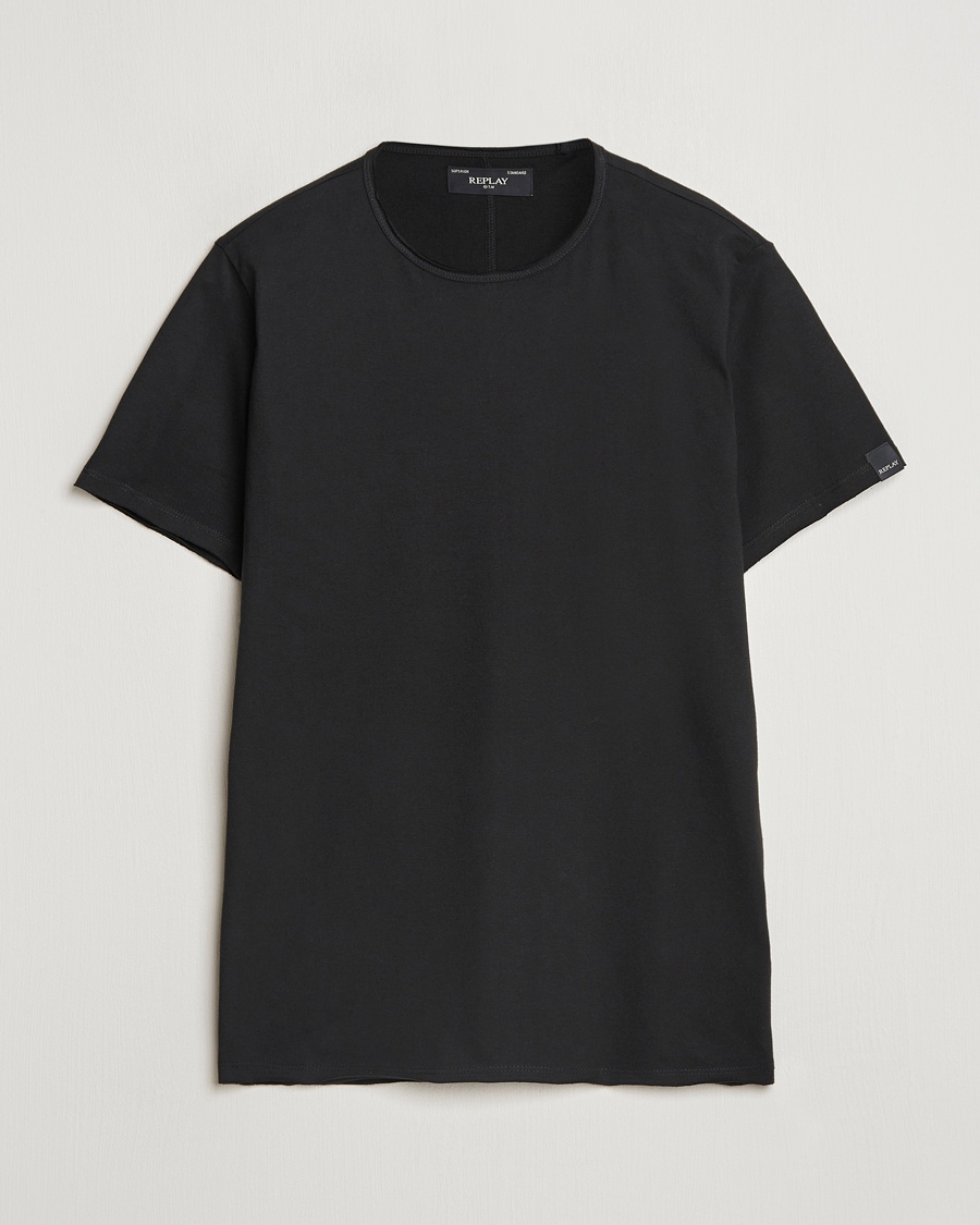 Replay Crew Neck T-Shirt Black – Musta