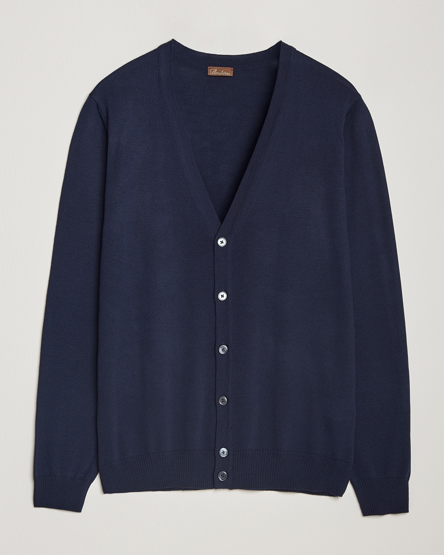 Stenströms Merino Cardigan Navy – Sininen