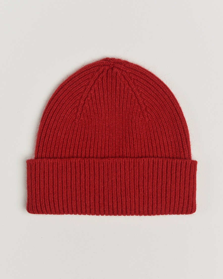 Le Bonnet Lambswool/Caregora Beanie Framboise – Punainen
