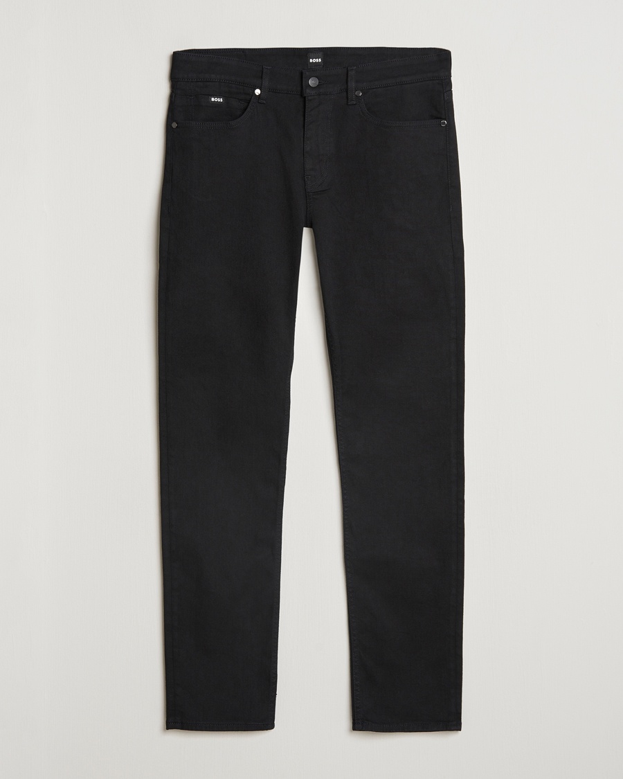 BOSS BLACK Delaware Jeans Black – Musta