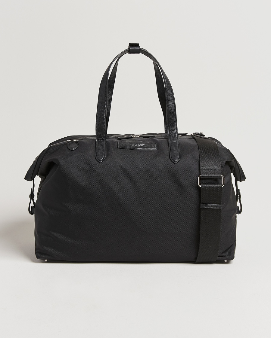 Smythson Canvas Norton Travel Bag Black – Musta