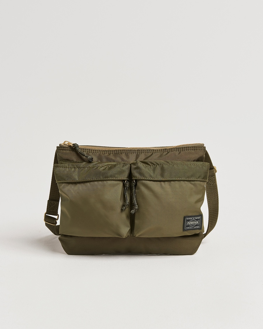 Porter-Yoshida & Co. Force Small Shoulder Bag Olive Drab – Vihreä