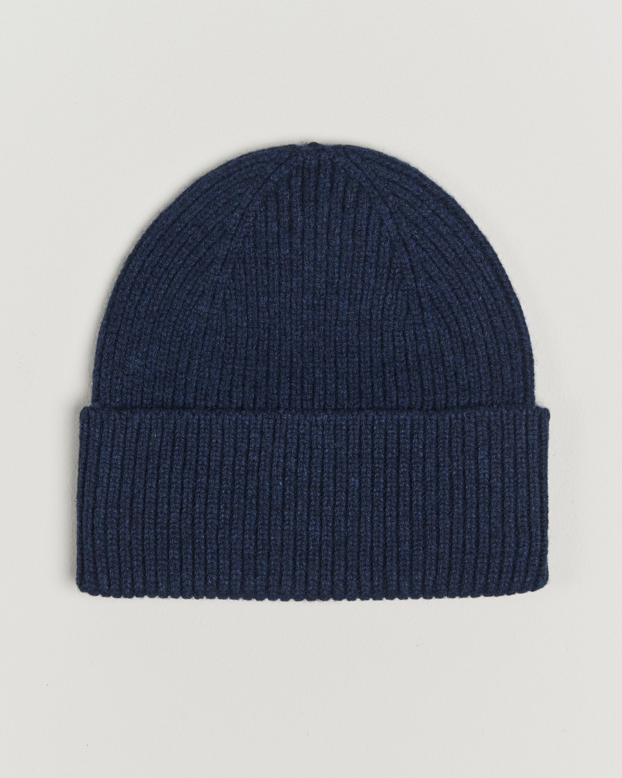 Colorful Standard Merino Wool Beanie Marine Blue – Sininen