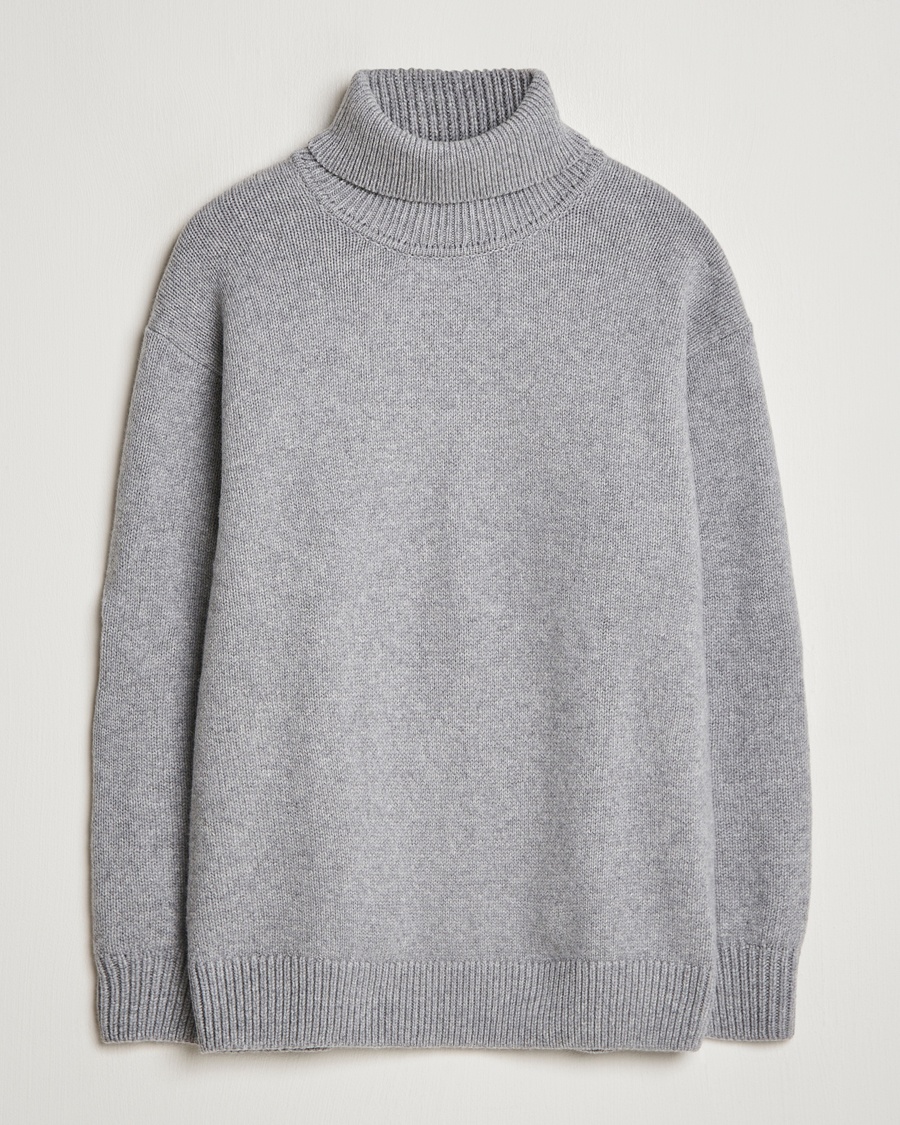 Colorful Standard Merino Wool Turtleneck Heather Grey – Harmaa