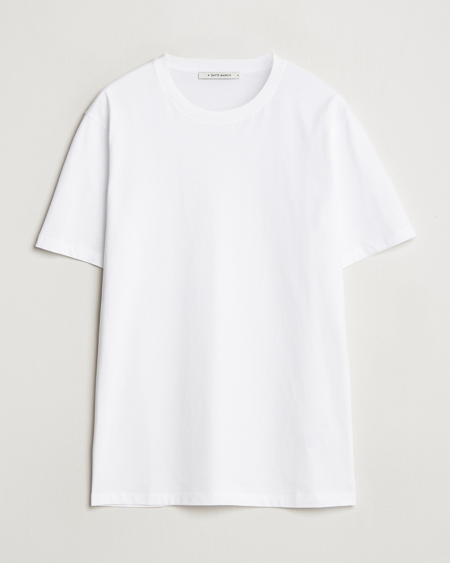 A Day's March Midweight T-Shirt White – Valkoinen