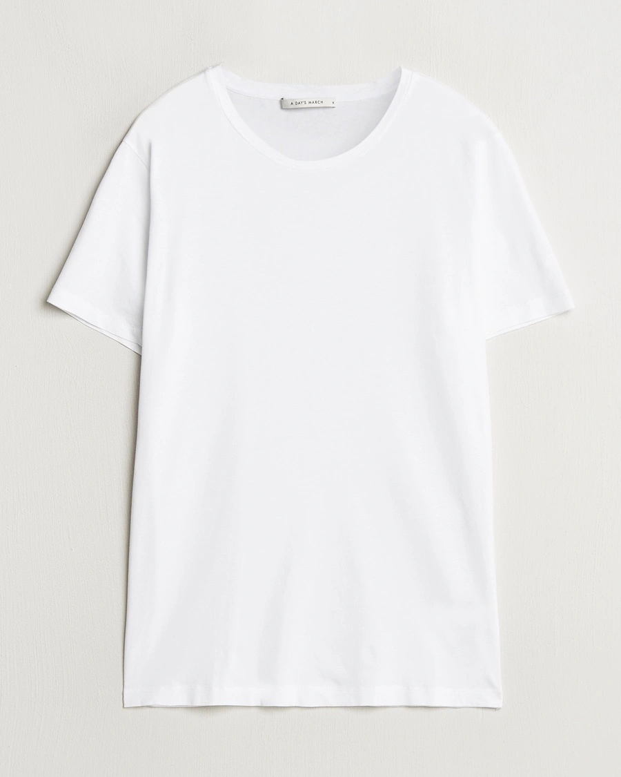 A Day's March Lightweight T-Shirt White – Valkoinen