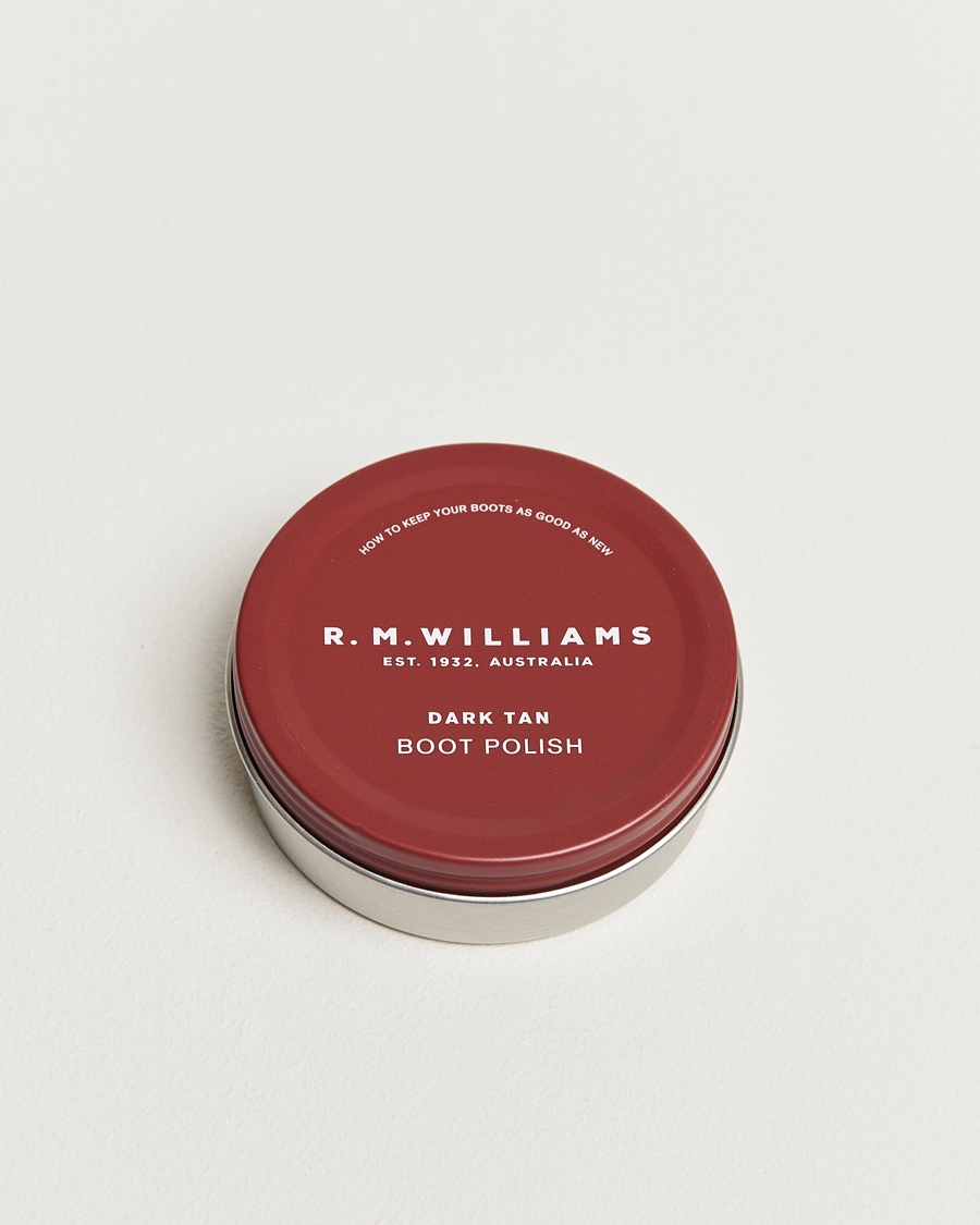 R.M.Williams Stockman's Boot Polish 70ml Dark Tan – Ruskea