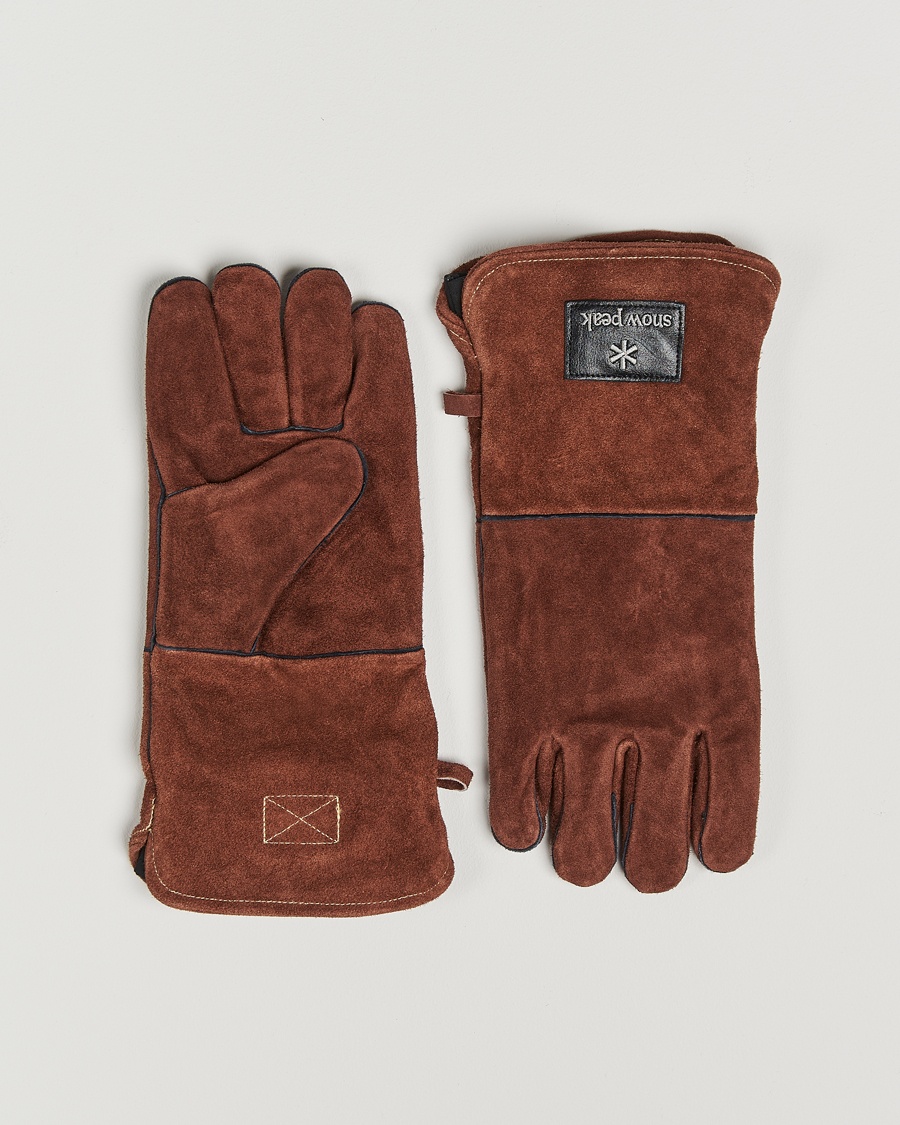 Snow Peak Fireside Gloves Brown – Ruskea
