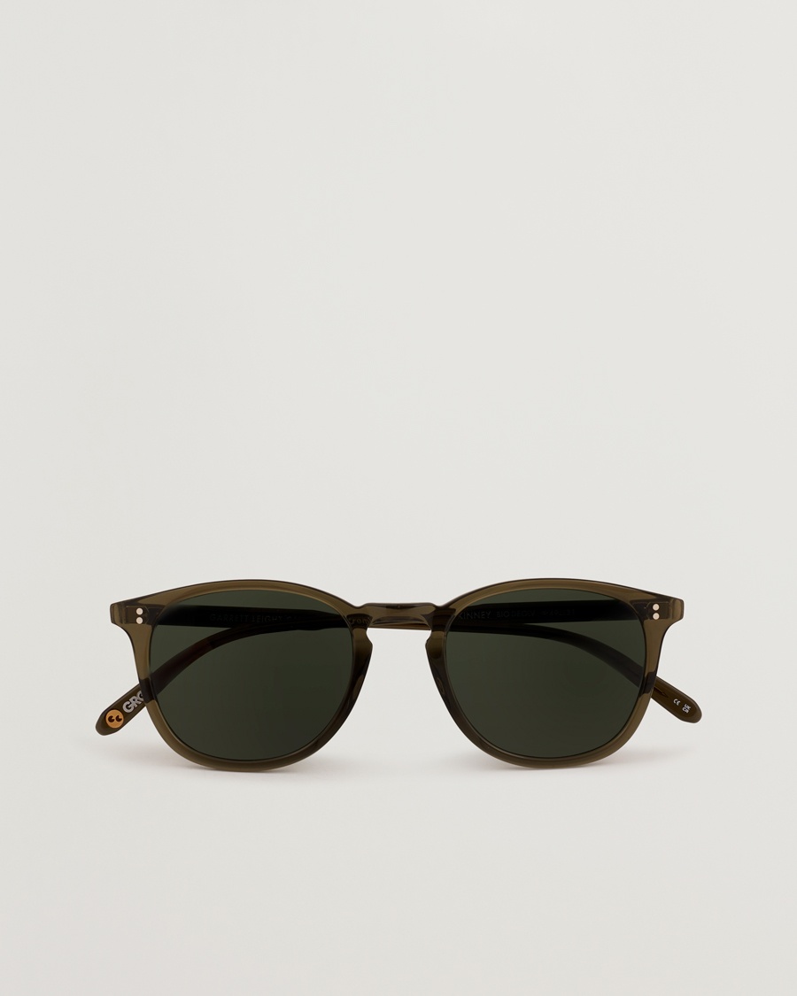 Garrett Leight Kinney 49 Sunglasses Olive/Green – Vihreä