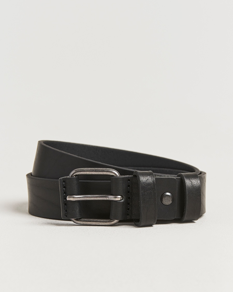 Nudie Jeans Dwayne Leather Belt Black – Musta