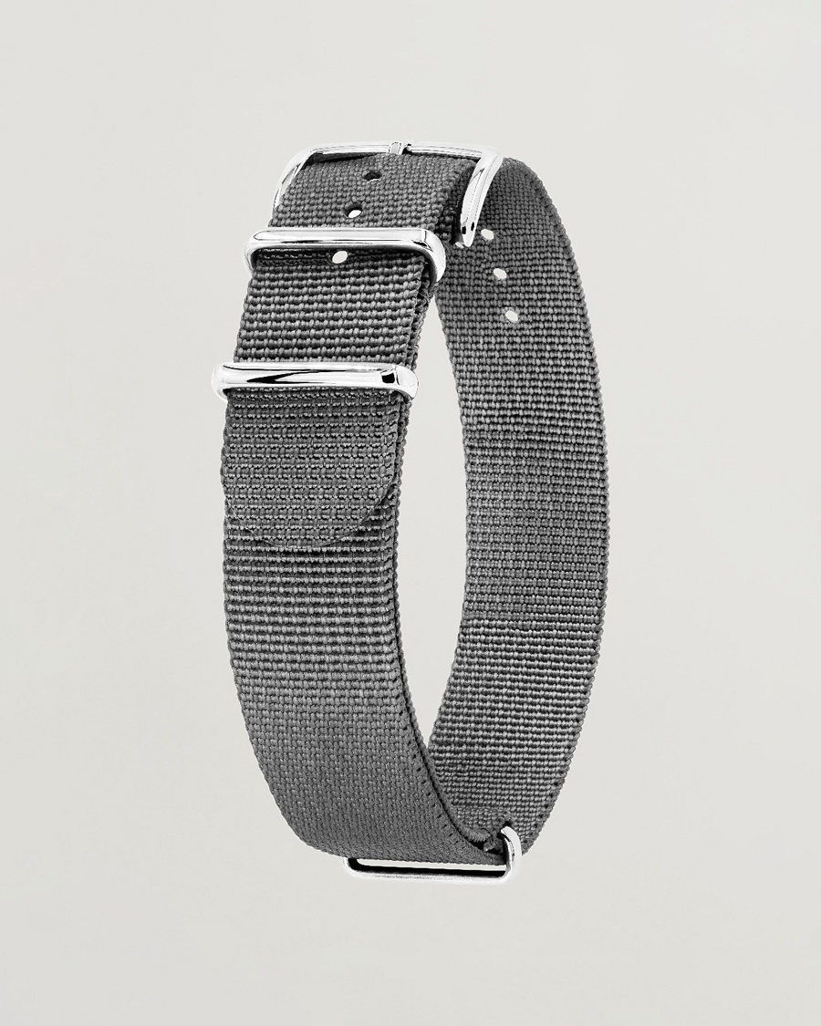 HIRSCH Rush Recycle Nato Watch Strap Grey – Harmaa