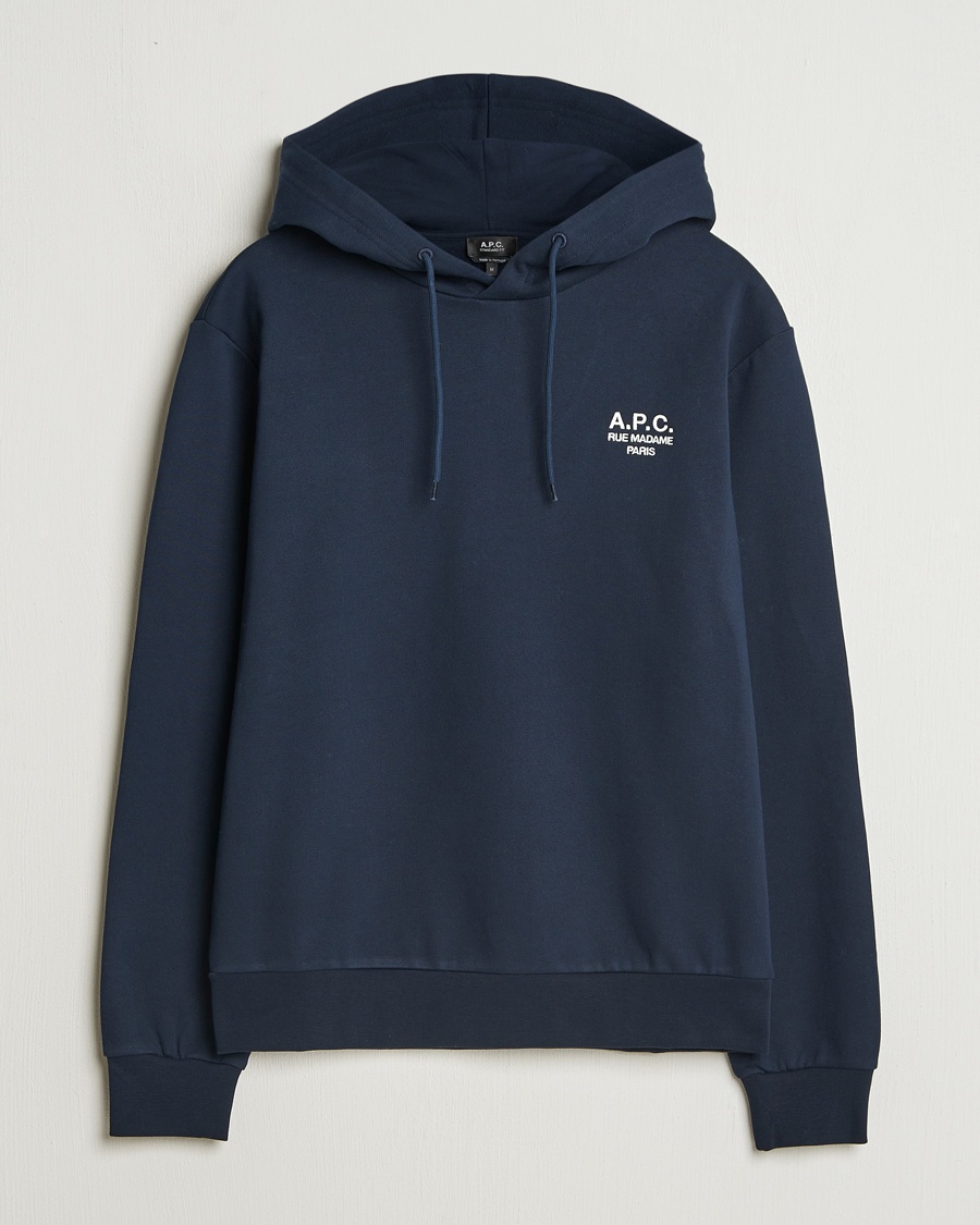 A.P.C. Rue Madame Hoodie Dark Navy – Sininen