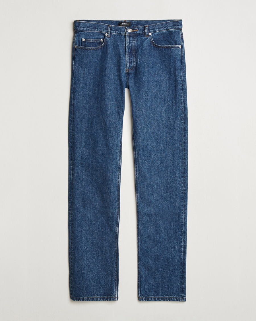 A.P.C. New Standard Jeans Washed Indigo – Sininen