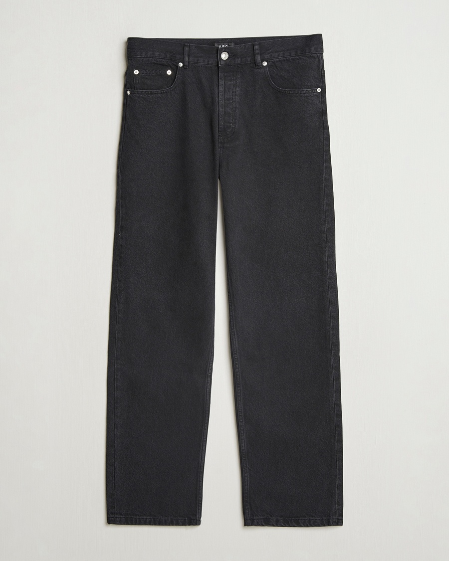 A.P.C. Fairfax Jeans Washed Black – Musta