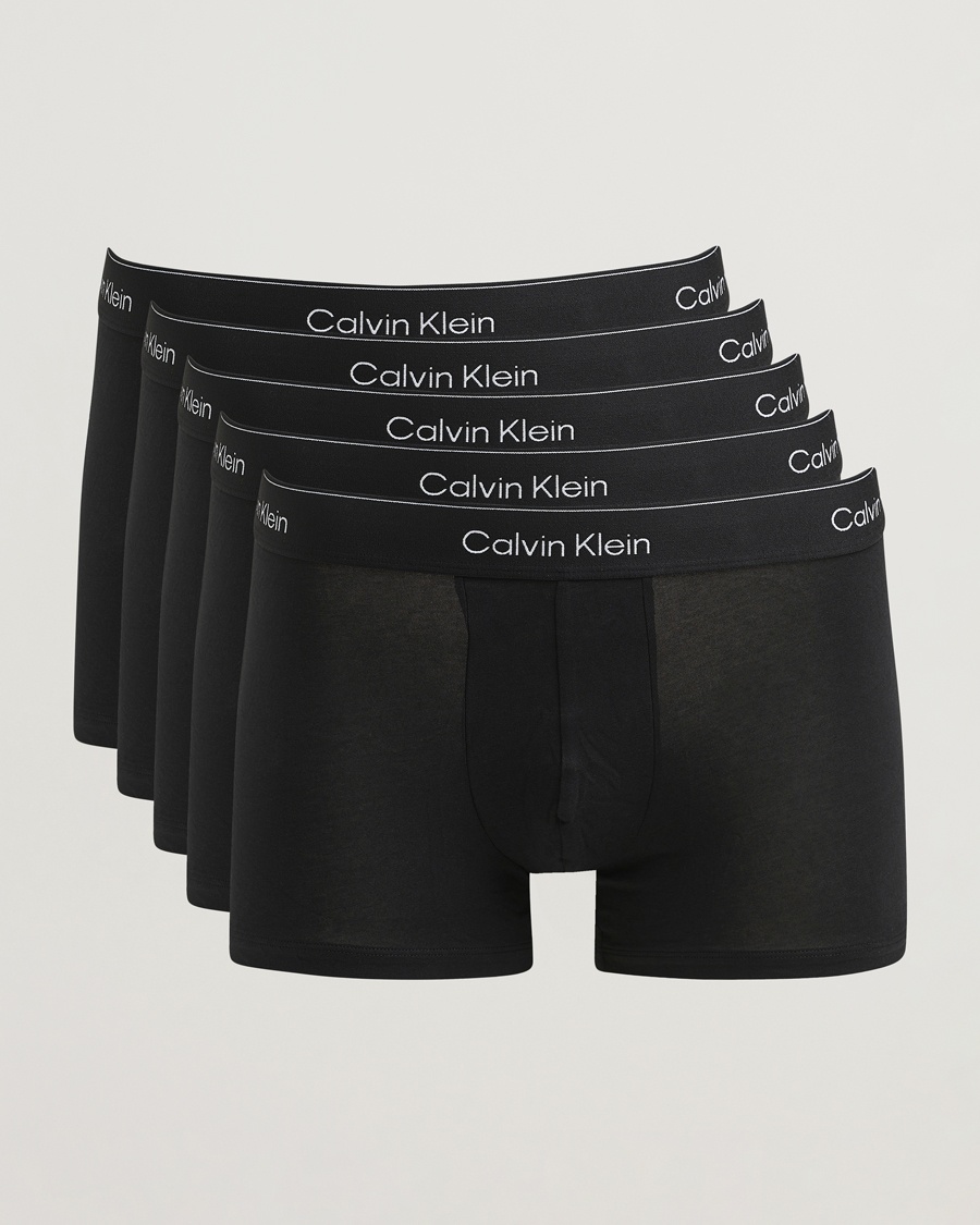 Calvin Klein 5-Pack Icon Cotton Stretch Trunk Black – Musta