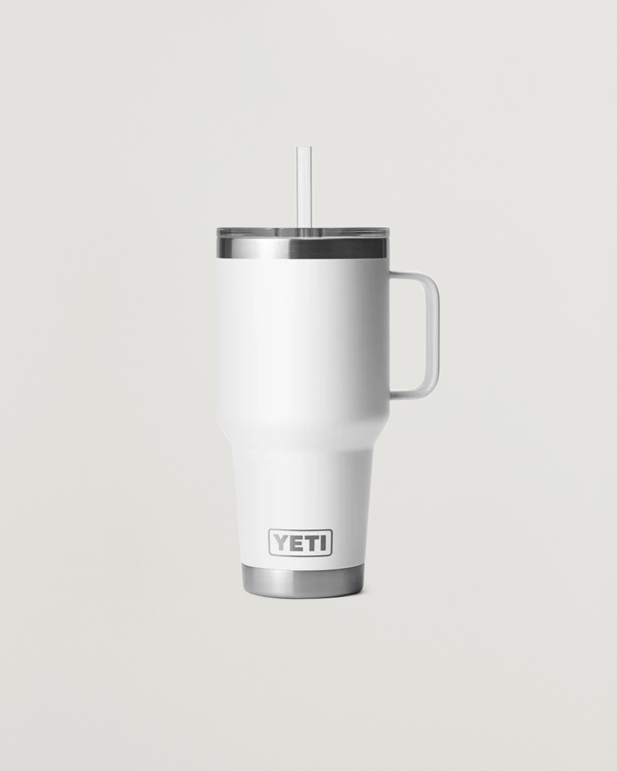 YETI Rambler 35 Oz Straw Mug White – Valkoinen