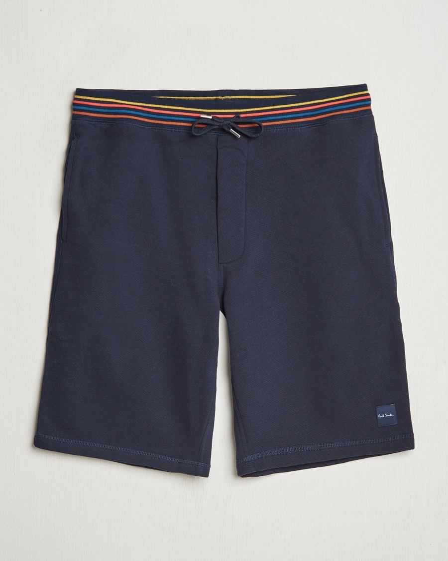 Paul Smith Artist Rib Sweatshorts Navy – Sininen