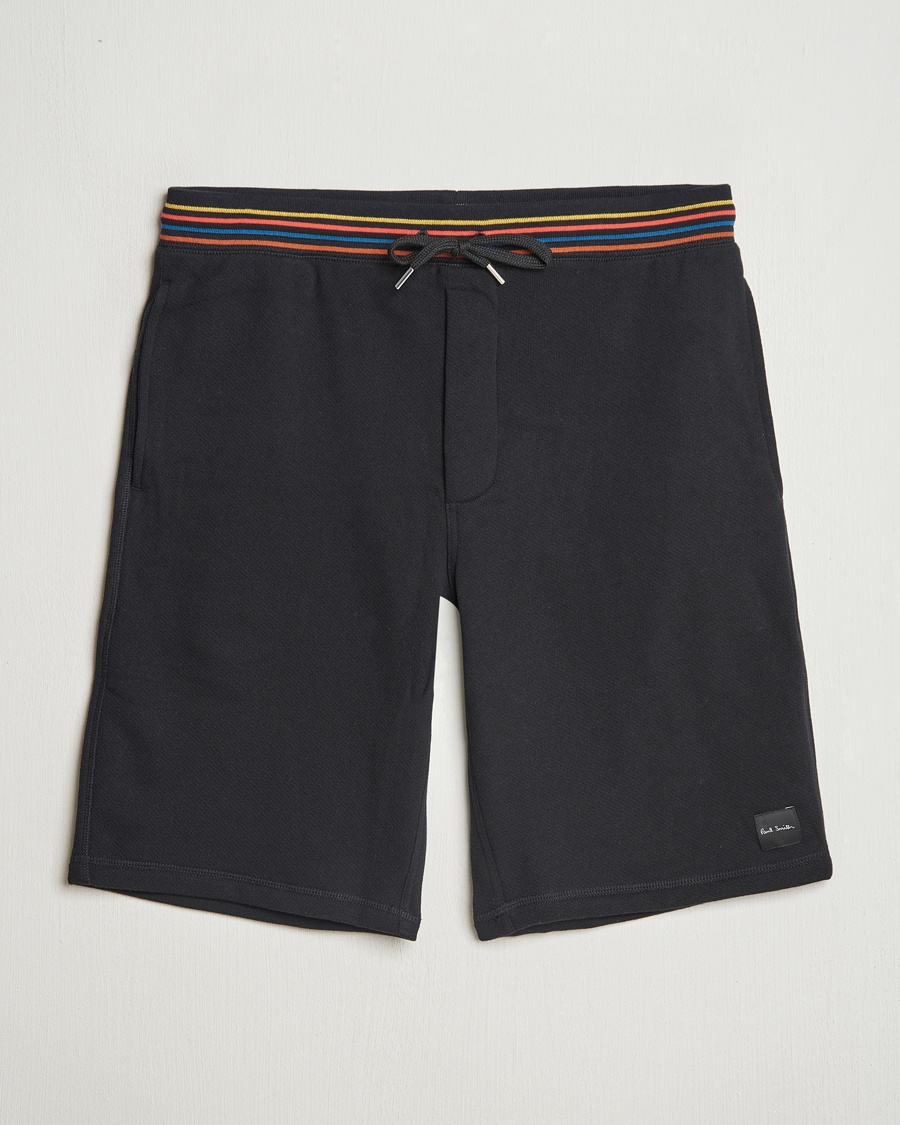 Paul Smith Artist Rib Sweatshorts Black – Musta