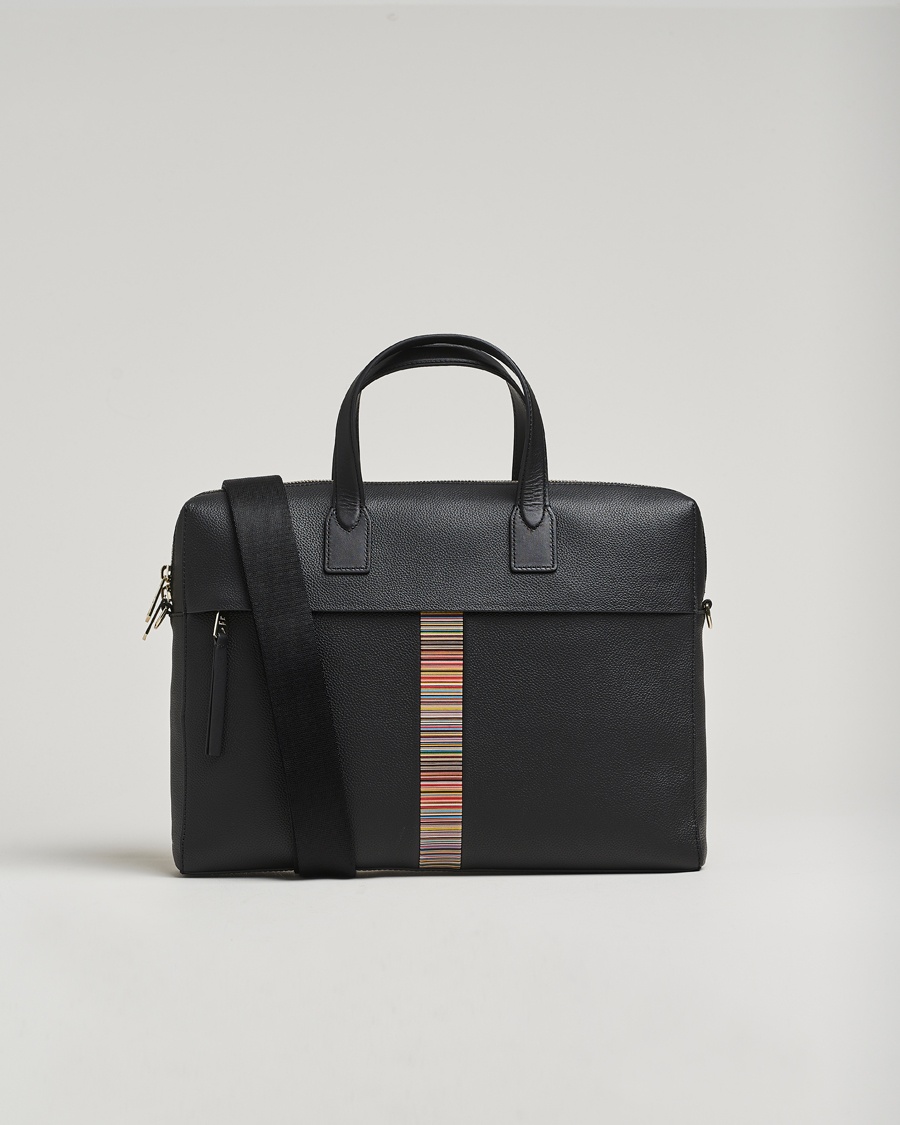 Paul Smith Paul SmithSignature Trim BriefcaseBlack – Musta