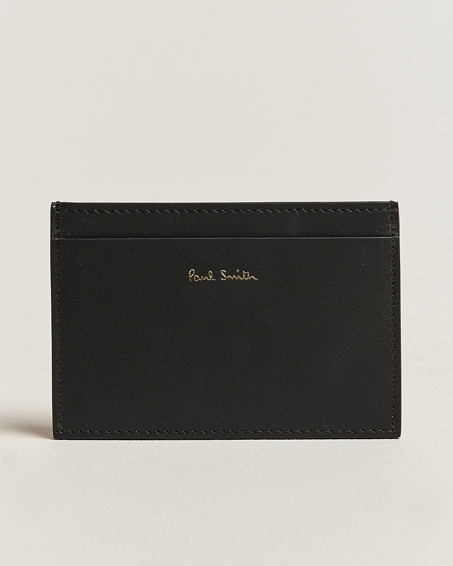 Paul Smith Paul SmithSignature Stripe Card HolderBlack – Musta