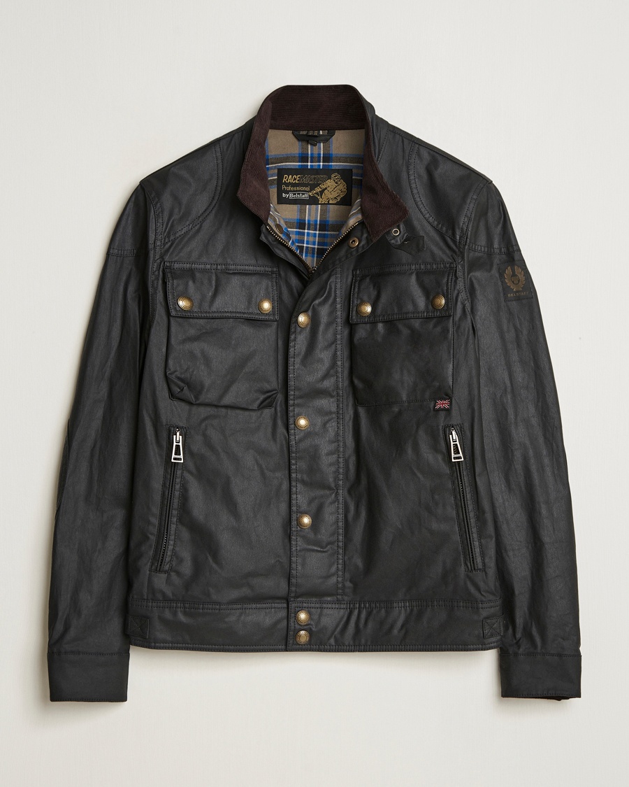 Belstaff Racemaster Waxed Jacket Black – Musta