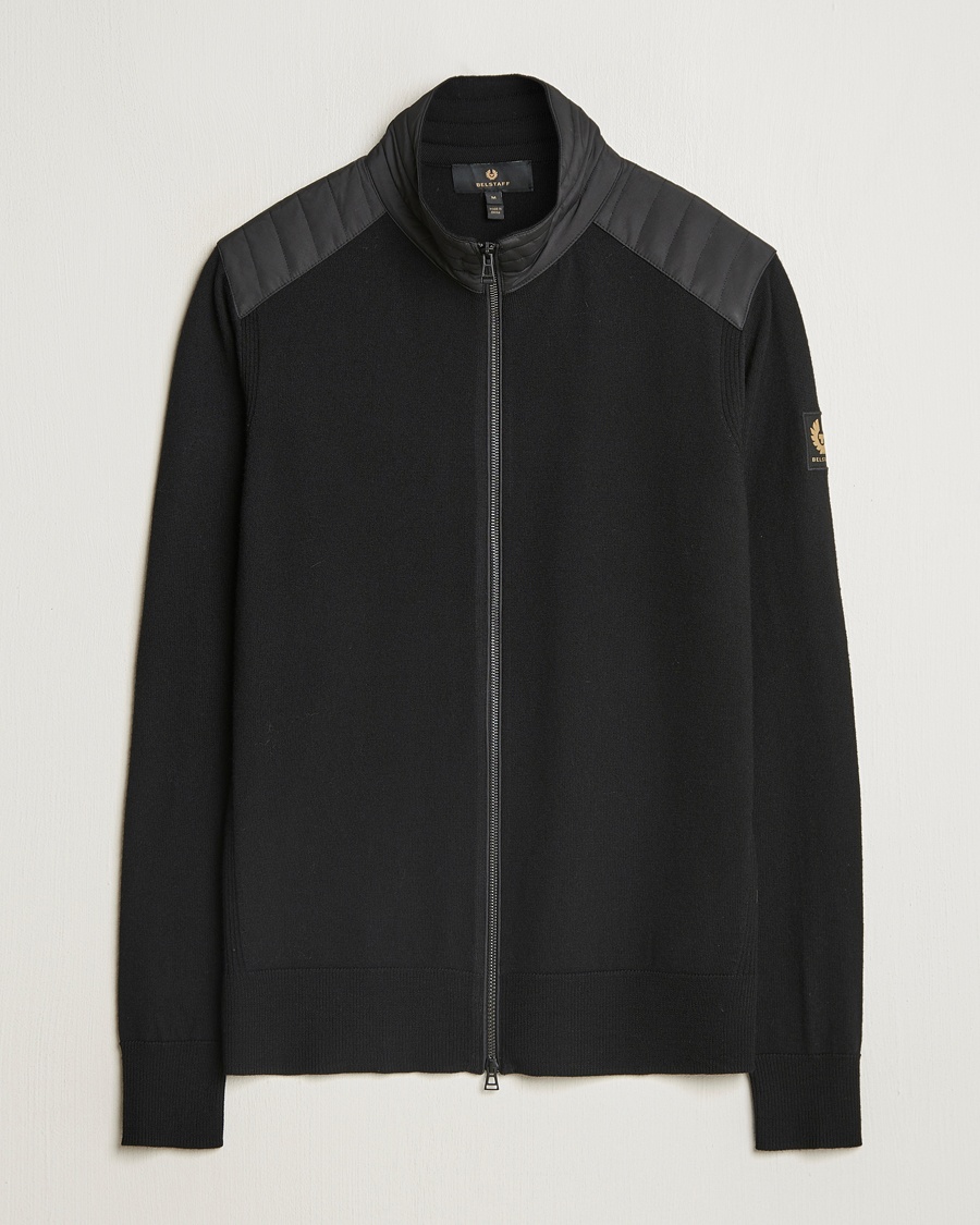 Belstaff Kelby Zip Cardigan Black – Musta