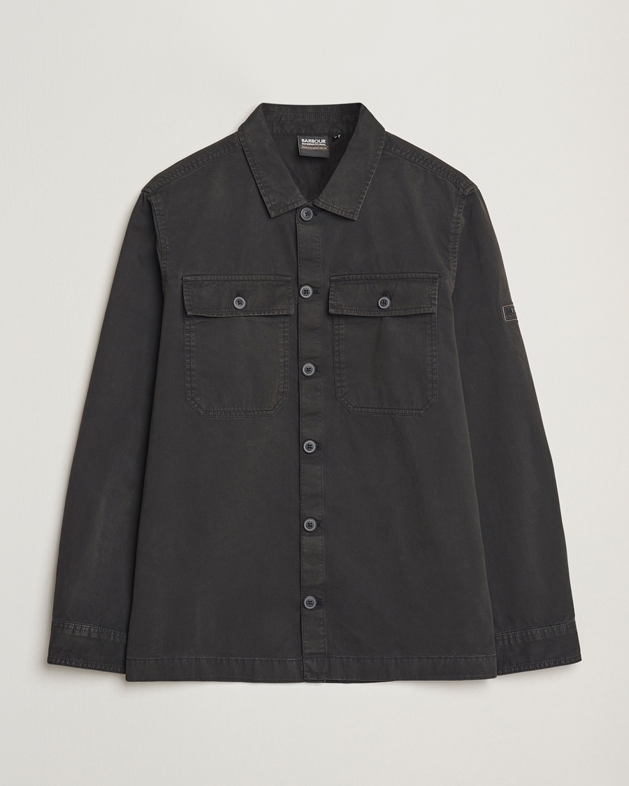 Barbour International Arlo Cotton Overshirt Black – Musta