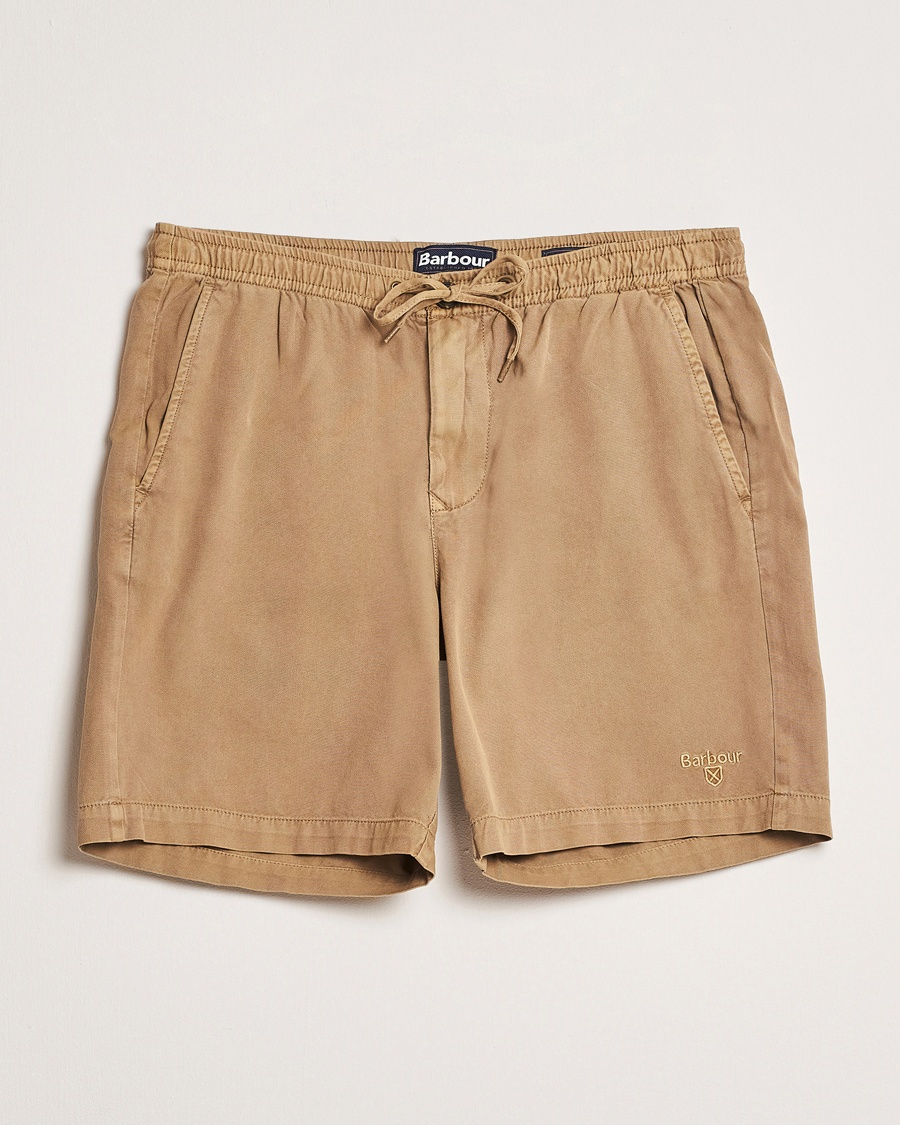 Barbour Lifestyle Washed Oxford Relaxed Shorts Washed Stone – Ruskea