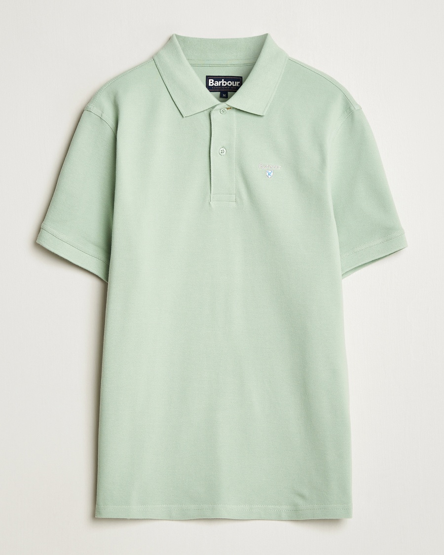 Barbour Lifestyle Sports Polo Pale Apple – Vihreä