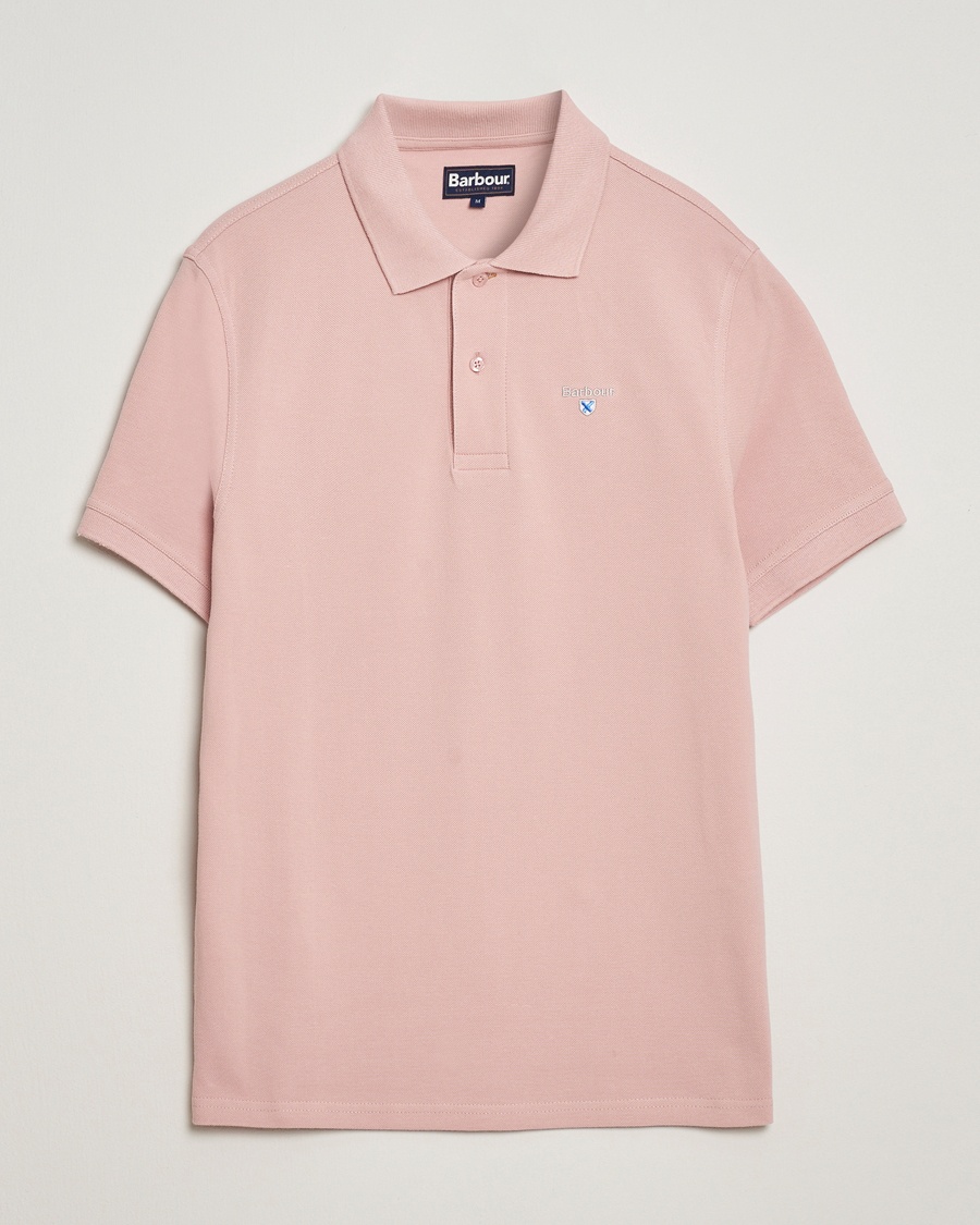 Barbour Lifestyle Sports Polo Pink Mist – Vaaleanpunainen