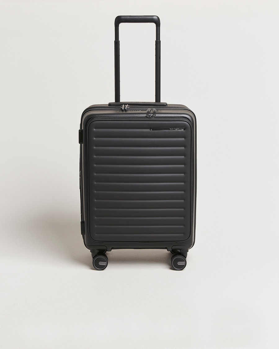 Samsonite Restackd Spinner Easy Access Carry-On Black – Musta