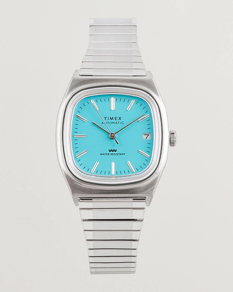 Timex Men's Automatic Steel 34mm Aquamarine Dial – Hopea