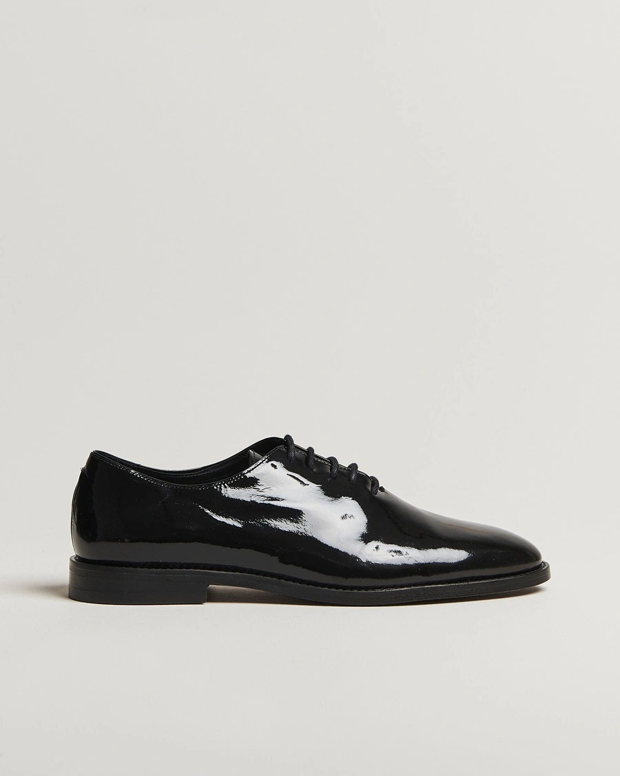 Myrqvist Drottningholm Patent Shoe Black – Musta